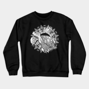 Turtle Mandala Crewneck Sweatshirt